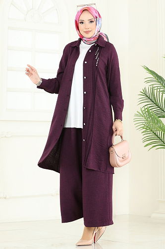 moda selvim Combined 3105HBS856 Damson - Thumbnail