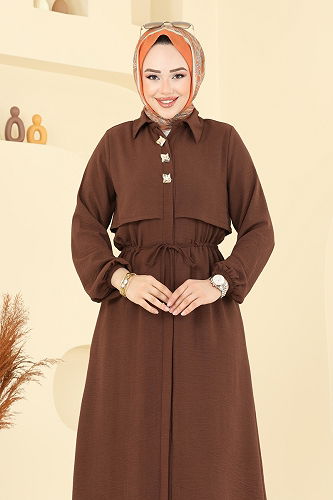 moda selvim طقم بني 3112HBS856 - Thumbnail