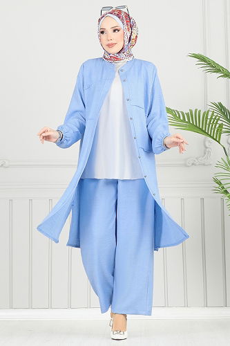 moda selvim Combined 3114HBS856 Baby Blue - Thumbnail