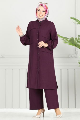 moda selvim Combined 3114HBS856 Damson - Thumbnail