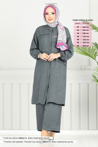 MRV H.B.S. - طقم رمادي غامق 3114HBS932-M