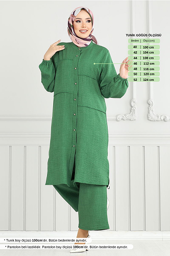 moda selvim Combined 3114HBS932-M Green - Thumbnail