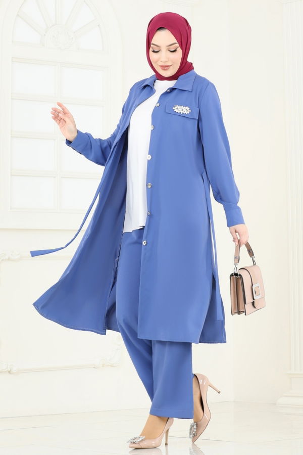 Modaselvim NET 20%+20% DISCOUNT IN THE CARD Combined 3115BLU797 Indigo