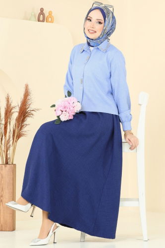 H.B.S. - Combined 3116HBS856 Baby Blue & Navy Blue