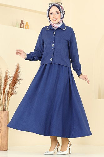 moda selvim Combined 3116HBS856 Navy Blue - Thumbnail