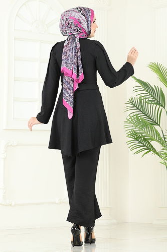 moda selvim Combined 3118HBS856 Black - Thumbnail