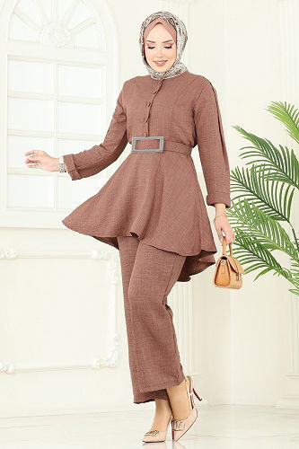 moda selvim Combined 3118HBS856 Tan - Thumbnail