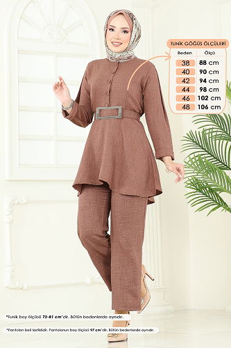 moda selvim Combined 3118HBS856 Tan - Thumbnail