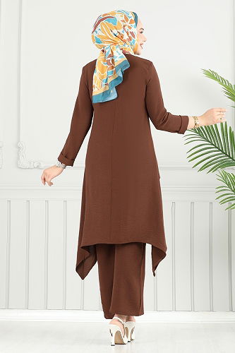 moda selvim Combined 3119HBS856 Brown - Thumbnail