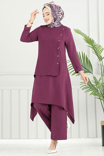 moda selvim Combined 3119HBS856 Damson - Thumbnail