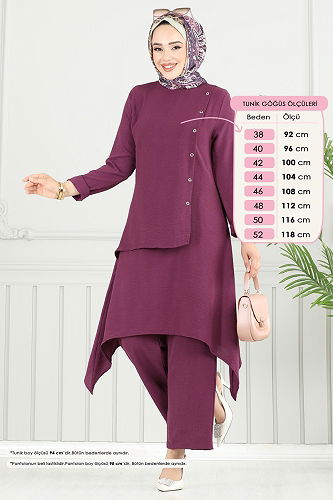 moda selvim طقم توتي 3119HBS856 - Thumbnail