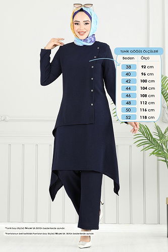 moda selvim Combined 3119HBS856 Navy Blue - Thumbnail