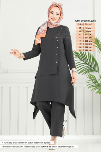 MRV H.B.S. - طقم رمادي غامق 3119HBS932-M