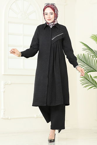 moda selvim Combined 3128HBS856 Black - Thumbnail