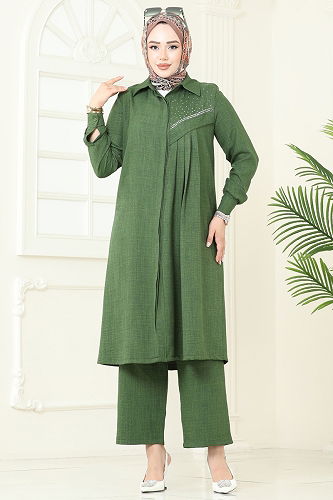 moda selvim Combined 3128HBS856 Green - Thumbnail