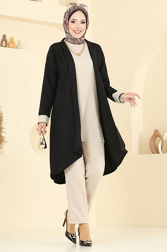 moda selvim Combined 3129HBS856 Black & Stone - Thumbnail