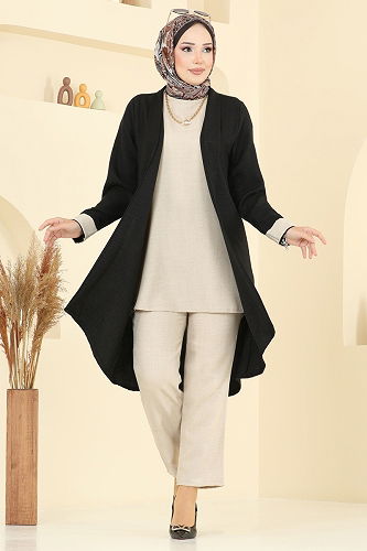 moda selvim Combined 3129HBS856 Black & Stone - Thumbnail