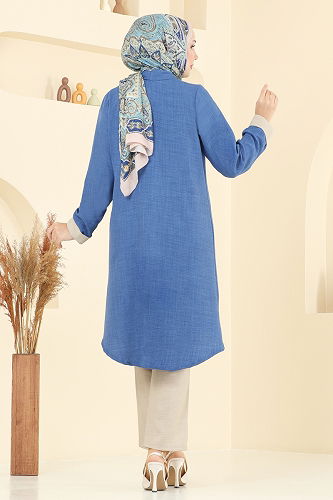 moda selvim Combined 3129HBS856 Indigo & Stone - Thumbnail