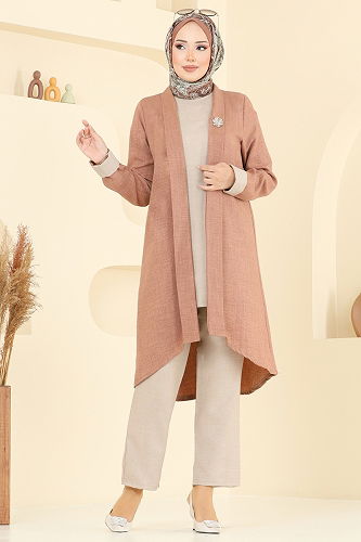 moda selvim Combined 3129HBS856 Latte & Stone - Thumbnail