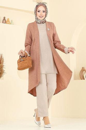 moda selvim Combined 3129HBS856 Latte & Stone - Thumbnail