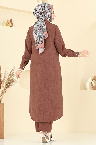 moda selvim Combined 3158HBS856 Brown - Thumbnail