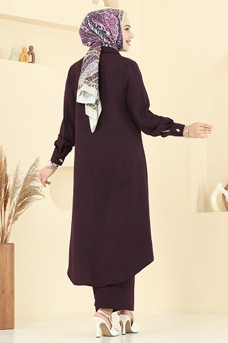 moda selvim Combined 3158HBS856 Damson - Thumbnail