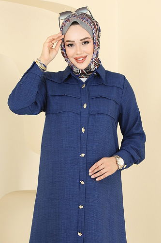 moda selvim Combined 3158HBS856 Navy Blue - Thumbnail