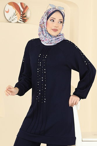 moda selvim Combined 3192HBS856 Navy Blue - Thumbnail