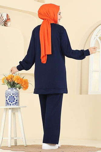 moda selvim Combined 3196HBS856 Navy Blue - Thumbnail