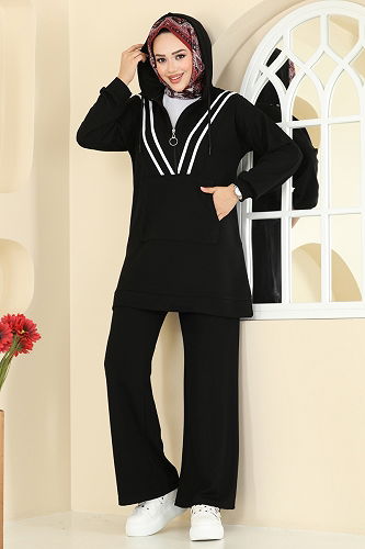 moda selvim Combined 3206HBS856 Black - Thumbnail