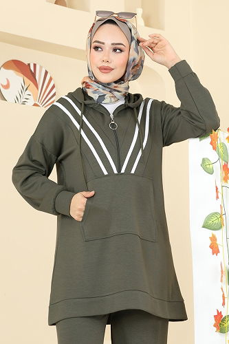 moda selvim Combined 3206HBS856 Khaki - Thumbnail