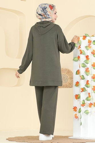 moda selvim Combined 3206HBS856 Khaki - Thumbnail