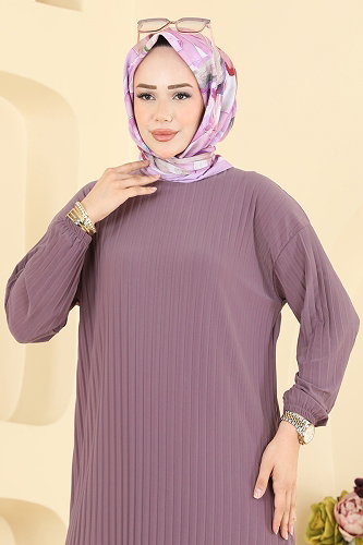 moda selvim Combined 320BO429 Dark Lilac - Thumbnail