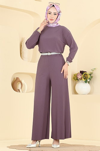 moda selvim Combined 320BO429 Dark Lilac - Thumbnail
