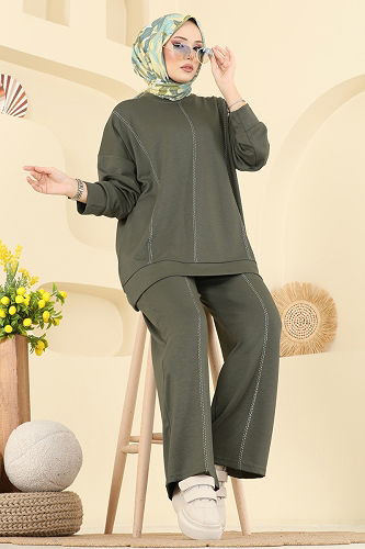 moda selvim Combined 3216HBS856 Khaki - Thumbnail