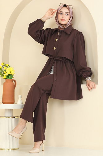 moda selvim Combined 3227HBS856 Brown - Thumbnail