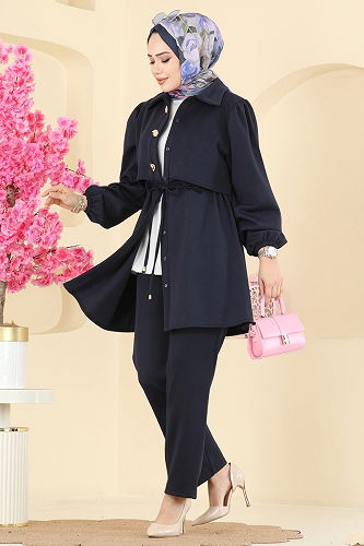 moda selvim Combined 3227HBS856 Navy Blue - Thumbnail