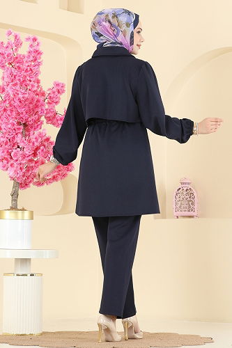 moda selvim Combined 3227HBS856 Navy Blue - Thumbnail