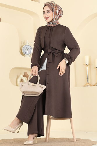 moda selvim Combined 322ASN888 Bitter Brown - Thumbnail