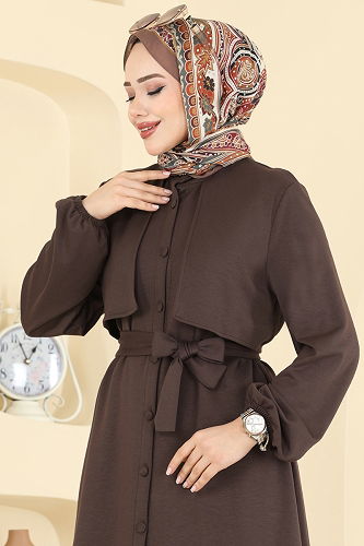 moda selvim Combined 322ASN888 Bitter Brown - Thumbnail