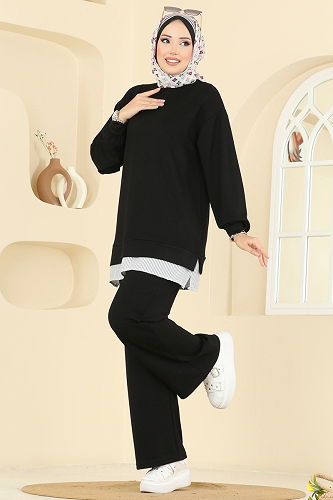 moda selvim Combined 3246HBS856 Black - Thumbnail