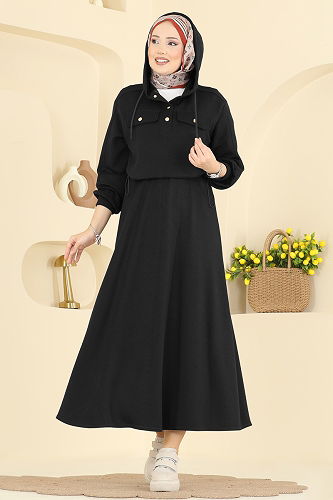 moda selvim Combined 3248HBS856 Black - Thumbnail