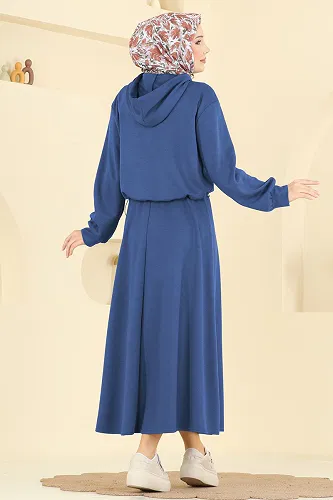 moda selvim طقم ازرق 3248HBS856 - Thumbnail