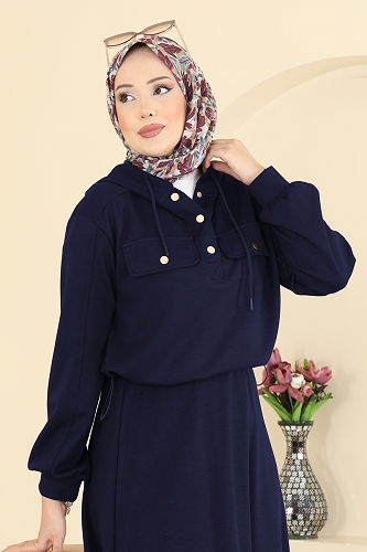 moda selvim Combined 3248HBS856 Navy Blue - Thumbnail