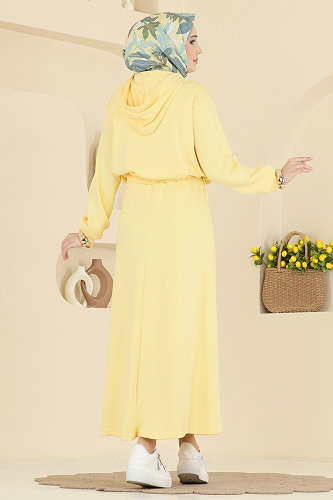 moda selvim طقم أصفر 3248HBS856 - Thumbnail