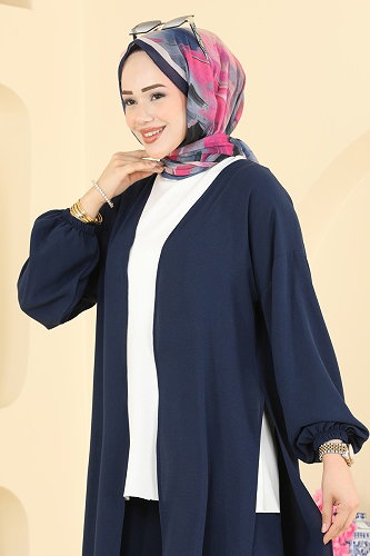 moda selvim Combined 3248MP806 Navy Blue - Thumbnail