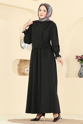 moda selvim Combined 324ASN888 Black - Thumbnail