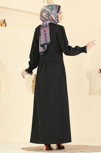 moda selvim Combined 324ASN888 Black - Thumbnail