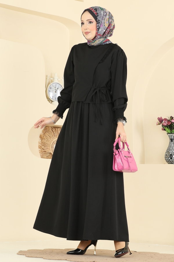 Modaselvim مهرجان الفرص طقم أسود 324ASN888