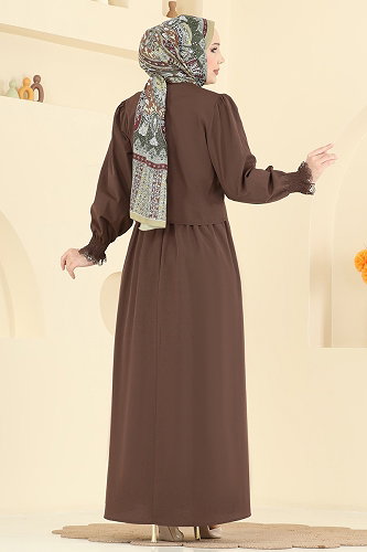 moda selvim Combined 324ASN888 Brown - Thumbnail